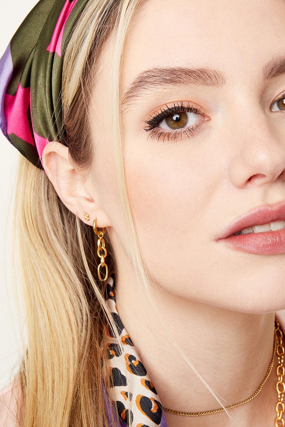 Ohrringe Chain It Silber Edelstahl h5Bild2